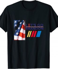 Let's Go Brandon Chant Joe Biden American Flag Unisex Shirt