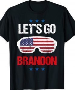 Let's Go Brandon Chant Sunglasses Impeach 46 T-Shirt