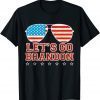 Let's Go Brandon Chant Sunglasses Usa Flag Unisex Shirt