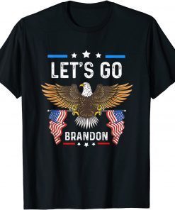 Let's Go Brandon Chant US Eagle Flag Joe 46 Tee Shirt