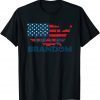 Let's Go Brandon Chant USA Flag Impeach 46 Gift Shirt