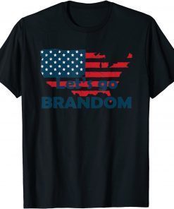 Let's Go Brandon Chant USA Flag Impeach 46 Gift Shirt