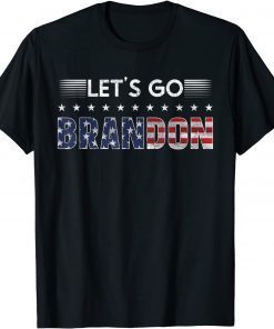 Let's Go Brandon Chant Us Flag Impeach Biden Gift Shirt