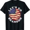 Let's Go Brandon Chant Us Flag Impeach Joe Biden Classic Shirt