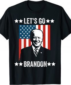 Let's Go Brandon Chant Us Flag Sunglasses Anti Bien Club 2021 Shirt