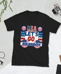 Let's Go Brandon Chant Usa Flag FJB Gift Shirt