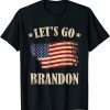Let's Go Brandon Chant Usa Flag Impeach Biden Classic T-Shirt