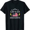 Lets Go Brandon Chant With American Flag Gift Shirt
