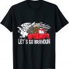 Let's Go Brandon Christmas Conservative Anti Liberal US Flag Unisex ShirtLet's Go Brandon Christmas Conservative Anti Liberal US Flag Unisex Shirt