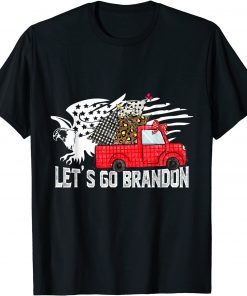 Let's Go Brandon Christmas Conservative Anti Liberal US Flag Unisex ShirtLet's Go Brandon Christmas Conservative Anti Liberal US Flag Unisex Shirt
