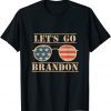 Let’s Go Brandon Conservative American Flag Gift Shirt