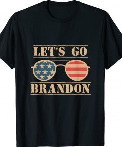 Let’s Go Brandon Conservative American Flag Gift Shirt