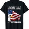 Let's Go Brandon Conservative Anti Liberal Eagle Us Flag Classic T-Shirt