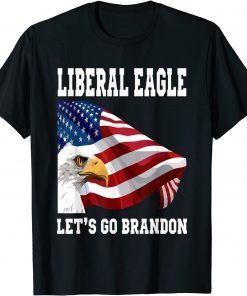 Let’s Go Brandon Conservative Anti Liberal Eagle Us Flag Classic T-Shirt