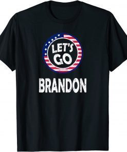 Let's Go Brandon Conservative Anti Liberal Flag American Gift Shirt
