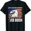 Let's Go Brandon Conservative Anti Liberal US Flag Eagle Unisex Shirt