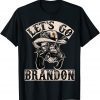 Let’s Go Brandon Conservative Anti Liberal US Flag JB Chant Unisex T-Shirt