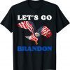 Let's Go Brandon Conservative Anti Liberal US Flags Gift Shirt