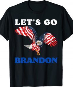 Let's Go Brandon Conservative Anti Liberal US Flags Gift Shirt