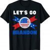 Let's Go Brandon Conservative Anti Liberal US Flags Unisex Shirt