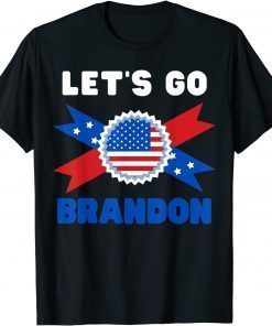 Let's Go Brandon Conservative Anti Liberal US Flags Unisex Shirt