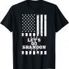 Let's Go Brandon Conservative Anti Liberal USA Flag Gift T-Shirt