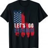 Let's Go Brandon Conservative Anti Liberal Vintage US Flag Classic T-Shirt