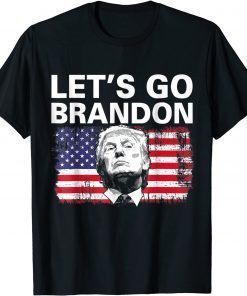 Let’s Go Brandon Conservative US Flag Anti Liberal 2021 Shirt