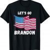 Let's Go Brandon Conservative US Flag Impeach 46 Gift T-Shirt