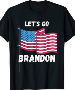 Let's Go Brandon Conservative US Flag Impeach 46 Gift T-Shirt