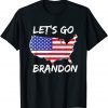 Let's Go Brandon Conservative US Flag Joe Biden FJB Let's Go Brandon Conservative US Flag Joe Biden FJB Gift T-ShirtGift T-Shirt