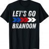Let’s Go Brandon Conservative US Flag Meme T-Shirt