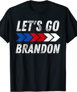 Let’s Go Brandon Conservative US Flag Meme T-Shirt