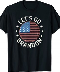 Let’s Go Brandon Conservative US Flag Merica USA Classic Shirt