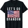 Let’s Go Brandon Conservative US Flag Gift Shirt