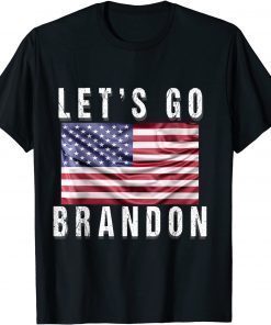Let’s Go Brandon Conservative US Flag Gift Shirt