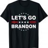 Let’s Go Brandon Conservative USA Flag Unisex T-Shirt