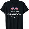 Let’s Go Brandon Conservative Vintage US Flag Classic T-Shirt