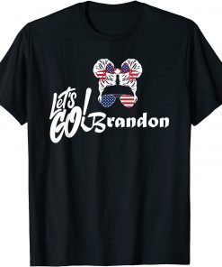 Let's Go Brandon Cool Conservative American Flag Us 2021 Shirt