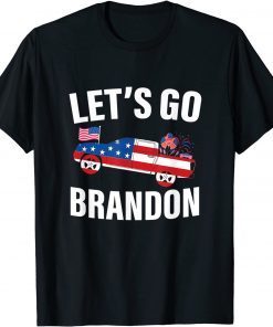 Let's Go Brandon Costume Biden American Flag US 2021  Shirt