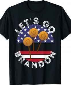 Let's Go Brandon Dalgona Game Us Flag T-Shirt