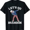 Let's Go Brandon Distressed Lets Go brandon Dabbing Gift Shirt