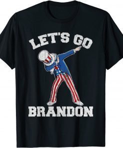 Let's Go Brandon Distressed Lets Go brandon Dabbing Gift Shirt
