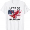 Lets Go Brandon Eagle America Flag T-Shirt