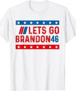 Let's Go Brandon FJB American Flag Impeach 46 Gift Shirt