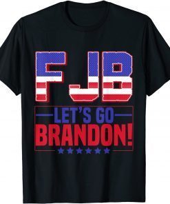Let's Go Brandon FJB American Flag Impeach Biden Classic T-Shirt