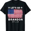 Let's Go Brandon FJB American Flag Impeach Joe Biden Classic T-Shirt