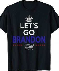 Let’s Go Brandon FJB Conservative Usa Flag Gift T-Shirt