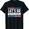 Let's Go Brandon FJB US Flag Joe Biden Chant Unisex T-Shirt