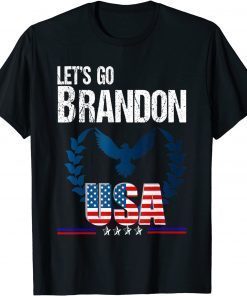 Let's Go Brandon FJB Usa Flag Unisex Shirt